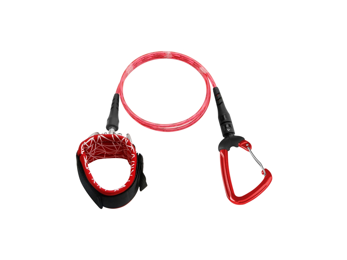 Cuerda De Seguridad Para Apnea Con Correa Para La Muñeca Y Mosquetón Para Esnórquel Y Deportes Acuáticos.