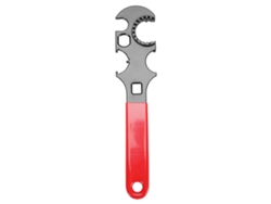 Llave fija de acero al carbono para reparaciones automotrices y domésticas.