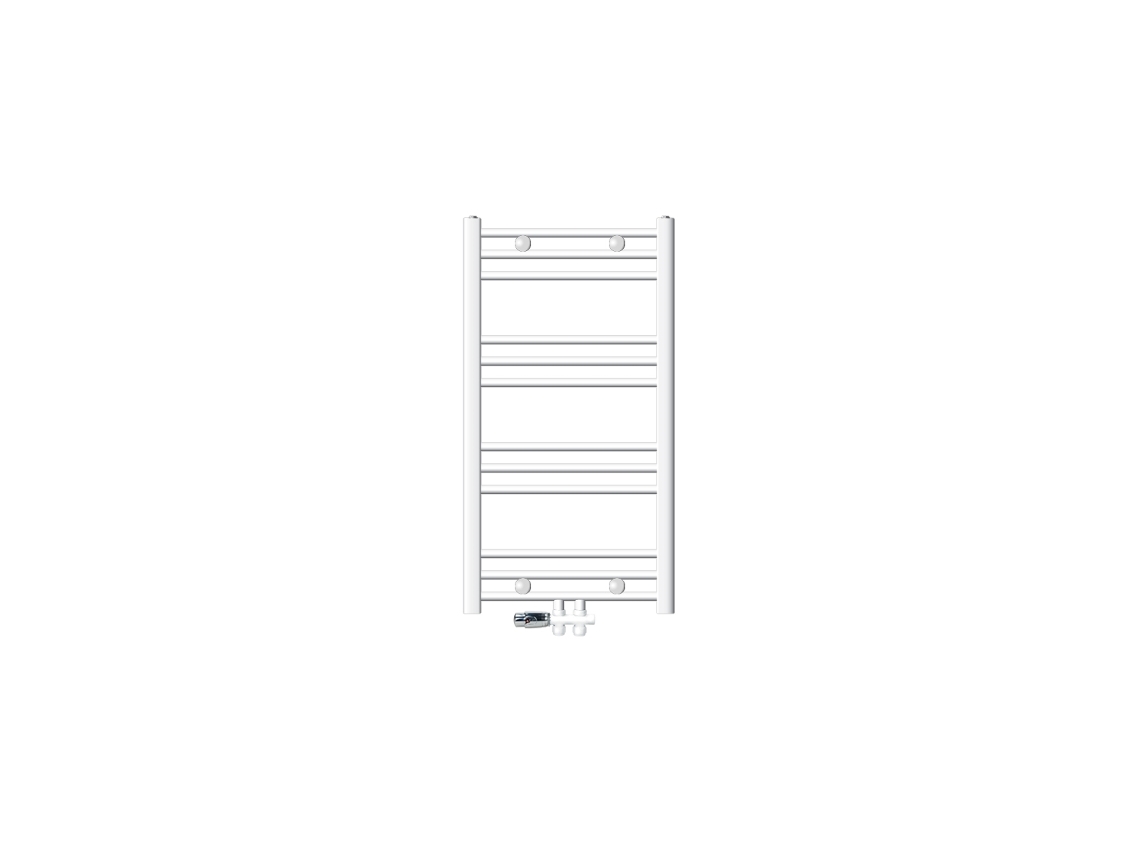 Radiador de baño Sahara 500x800 mm Blanco Derecha Luxebath