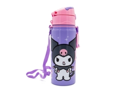 Botella de aluminio con asa de 600 ml Kuromi KIDS EUROSWAN