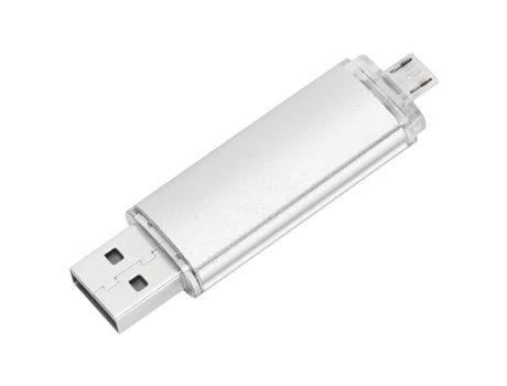 HURRISE Pen Drive USB Otg Flash Drive 2 en 1 Thumb U Disk USB 2.0 Accesorios para Computadora 64 Gb