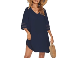 2026-chaqueta De Baño Para Mujer Con Cuello En V, Suelta Y Casual, Ideal Para Playa Y Verano