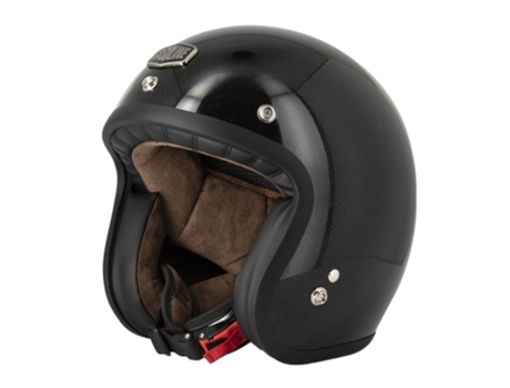 CASCO JET CAFE RACER S250 - PRETO BRILHANTE GASOLINE