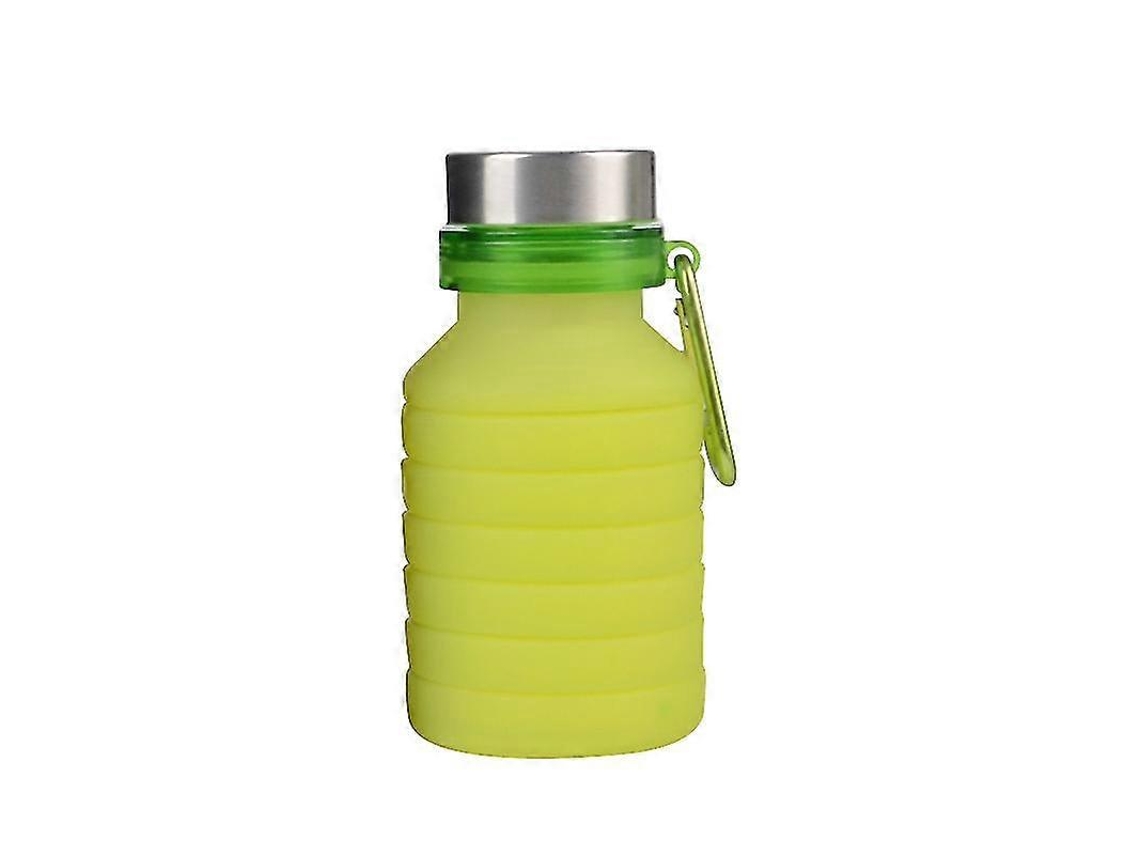 Botella De Agua Plegable, 500ml, Reutilizable, Sin Bpa, De Silicona, Plegable, A Prueba De Fugas, Deportiva Portátil Rosewell