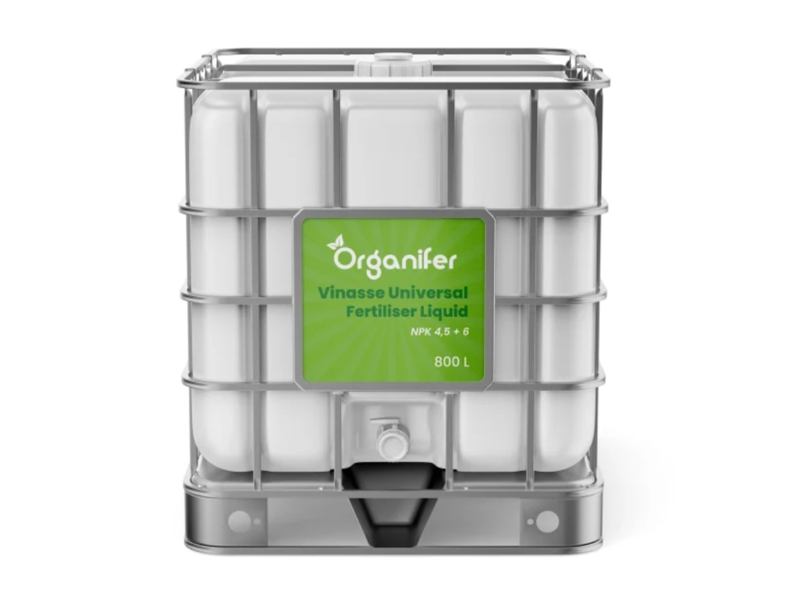 Fertilizante Líquido Vinasse NK 4.5 8 - (Contenedor IBC de 800 L) - Organifer