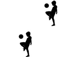 Pegatinas de fútbol CHABERLU, decoración deportiva, habitación infantil
