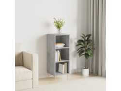 Aparador De Madera De Ingeniería Gris Hormigón 34,5x32,5x90 Cm