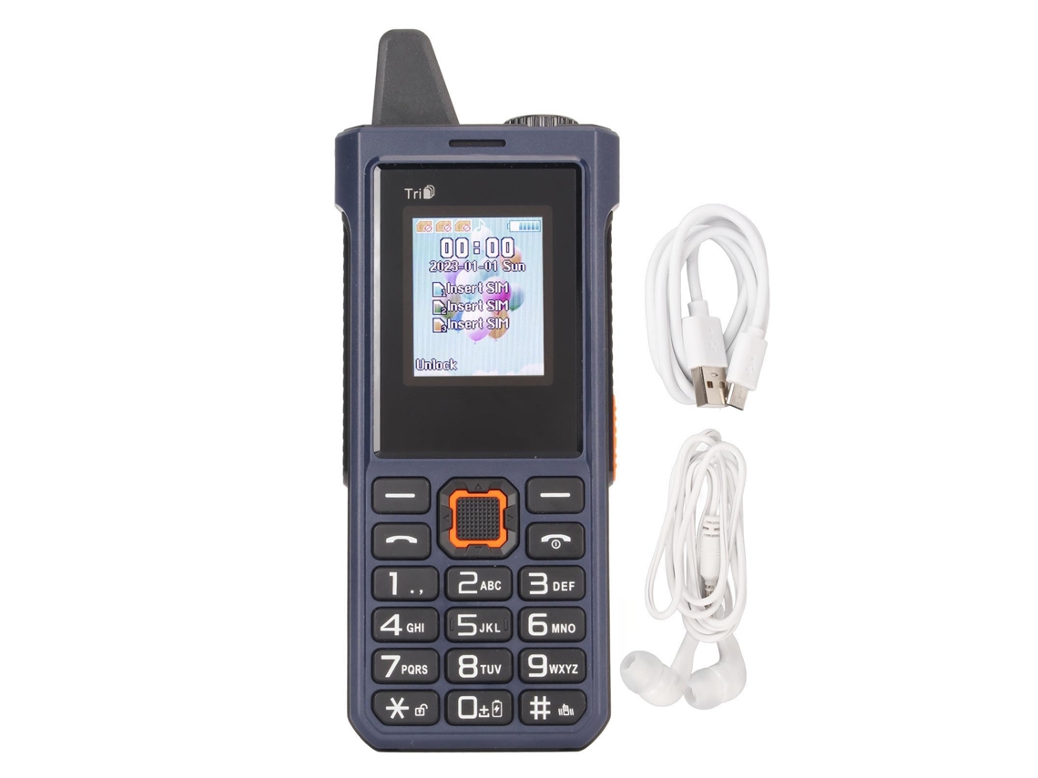 Teléfono Robusto T1 Para Personas Mayores, Con Botones Grandes, 2 Pulgadas, Volumen Alto, 3 Tarjetas, Modo De Espera, Linterna, Función De Carga, Colo