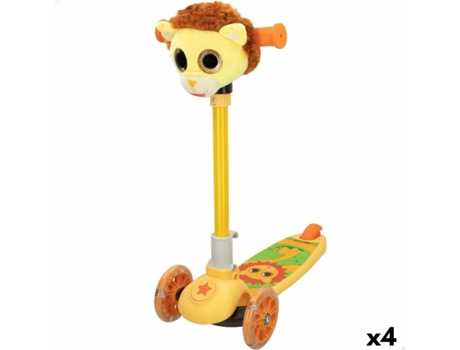 Patinete K3YRIDERS Scooter Lion Amarillo (Edad Mínima Recomendada: años - 4 unidades)