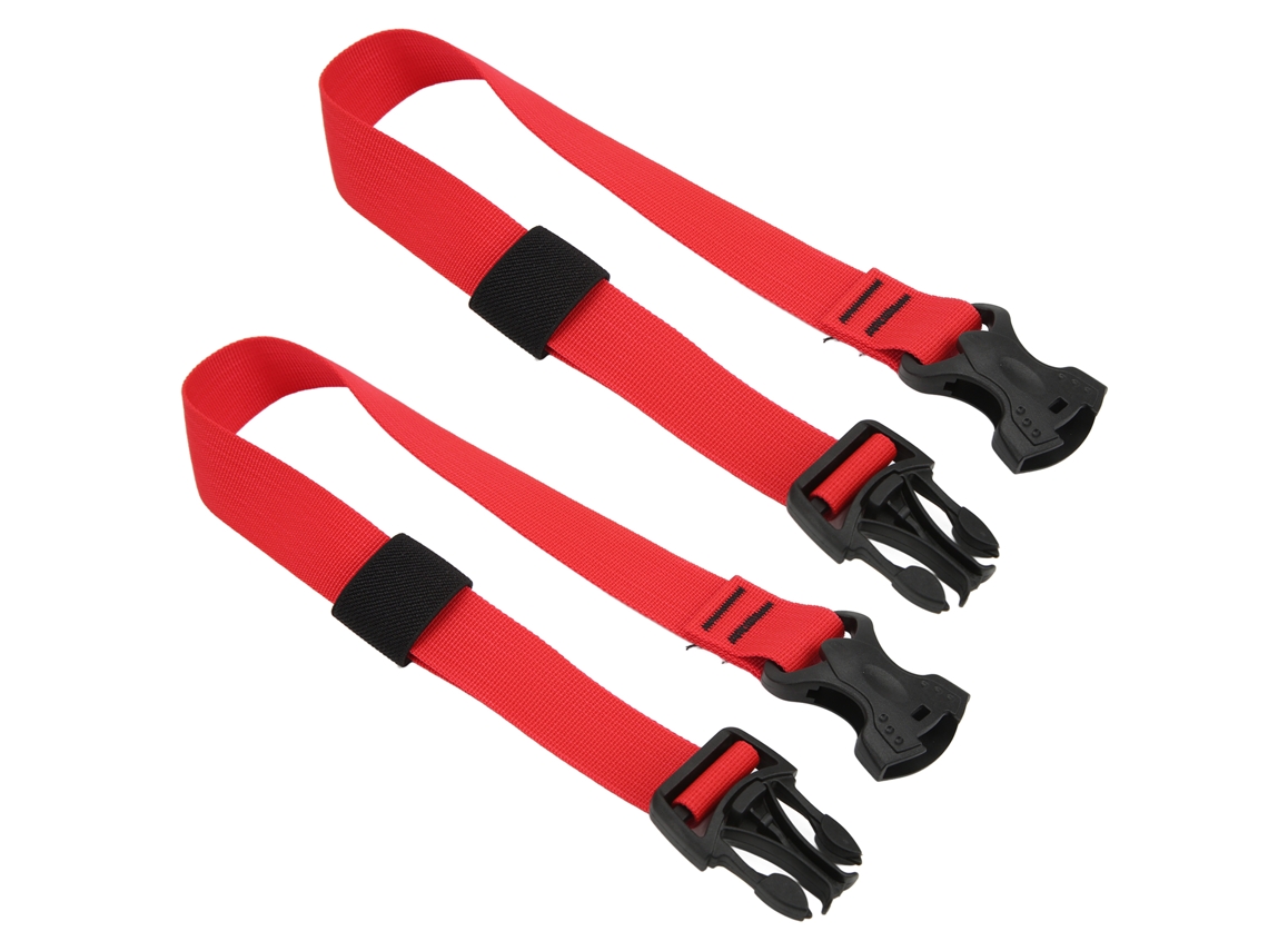 2 cinturones ajustables para maletas de 0,6 m con hebilla de liberación rápida, correas multifuncionales para equipaje de camping.