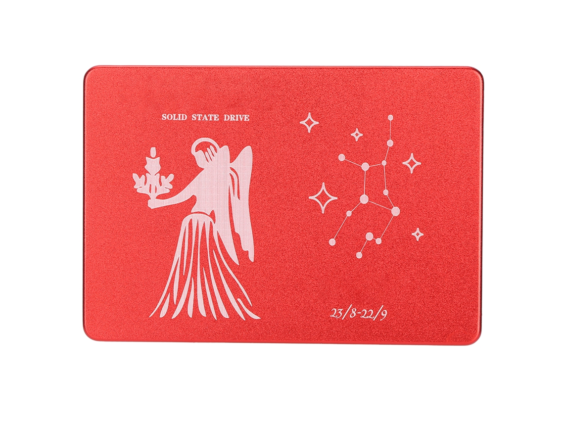Disco De Estado Sólido Móvel Portátil 2.5 Polegadas Metal Vermelho Ssd Externo 60gb Para Pc