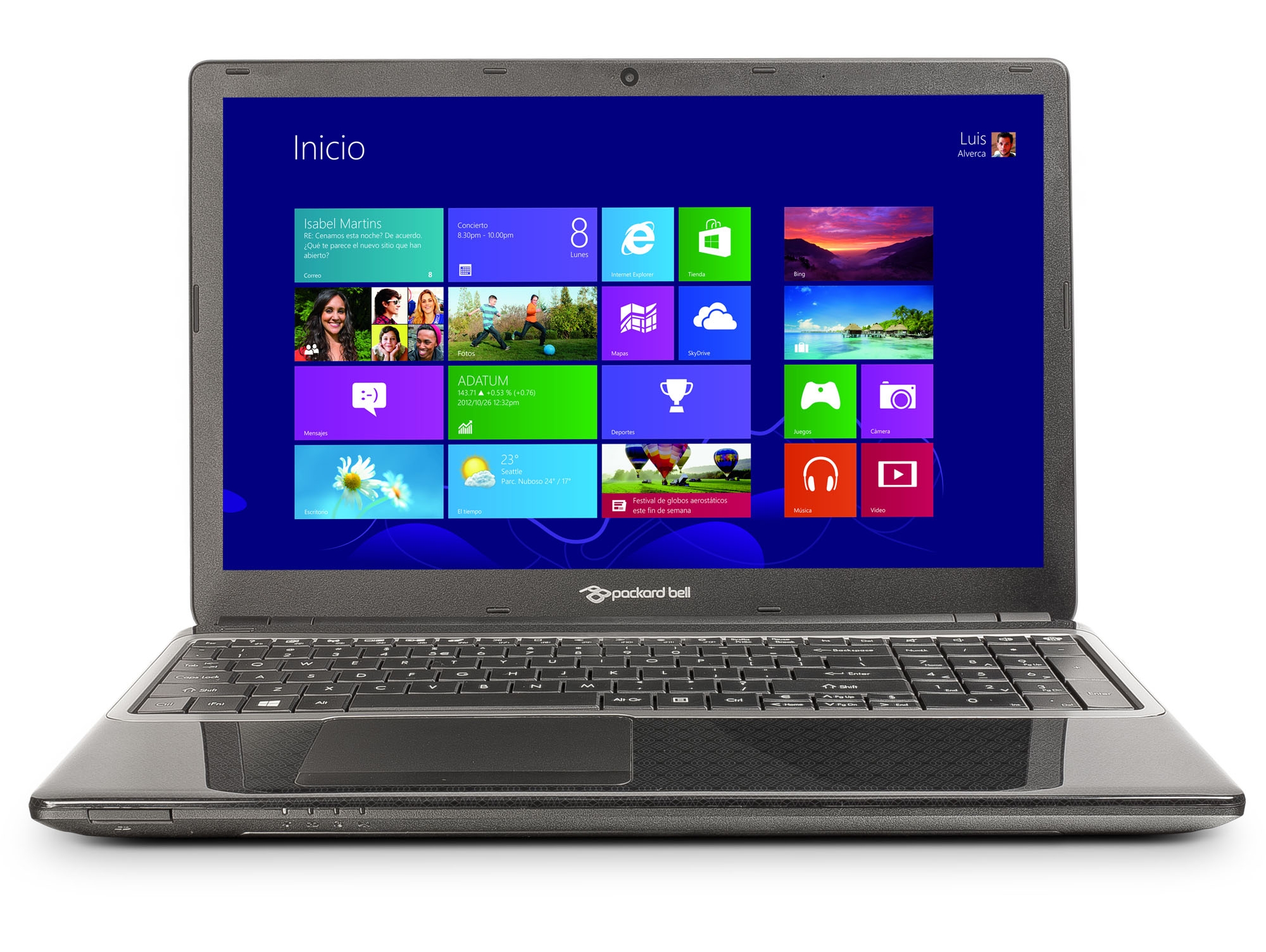 Portátil 15,6'' Packard Bell ENTE69KB
