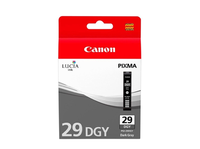 Cartucho de tinta Original CANON PGI-29 Gris Oscuro para PIXMA PRO-1