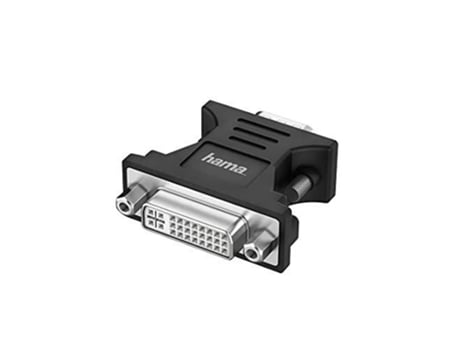 Adaptador De Vídeo Enchufe Puerto Vga Dvi Full-Hd 1080P HAMA 00200341