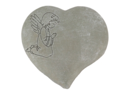 Piedra Conmemorativa En Forma De Corazón Para Perros, Hecha De Resina Resistente A La Intemperie, Regalo Para Mascotas Fallecidas.