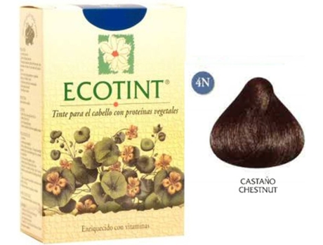 Tinte de Cabello ECOTINT Marrón 4N (130 ml)