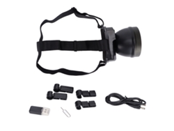 Cámara corporal portátil impermeable con montaje en la cabeza, grabadora de video HD de 1080p para senderismo y acampada.
