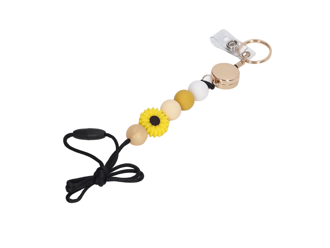 Clip Para Chupete Con Perlas De Silicona, Chupete Para Bebé, Amarillo, Regalo, Playing Daisy
