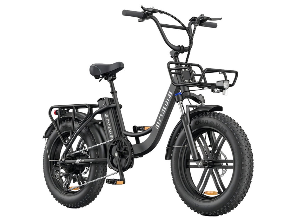 Bicicleta eléctrica Engwe L20 Boost 250w 48v 13ah 25km/h 126km Sensor de par Shimano 7 velocidades Horquilla delantera Suspensión