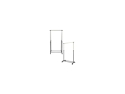 Jardin202 - Perchero Extensible Con Ruedas, Altura Regulable – Burro Ropa Con Estante Doble Dos Estantes | Doble Dos Estantes ()