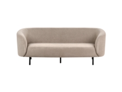 Sofá de 3 plazas BELIANI Loen de Poliéster Beige 200x70x79