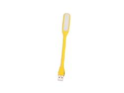 Luz De Lectura Led Usb Portátil De 5 V, Mini Luz Nocturna Amarilla Ajustable Para Portátil Y Batería Externa.