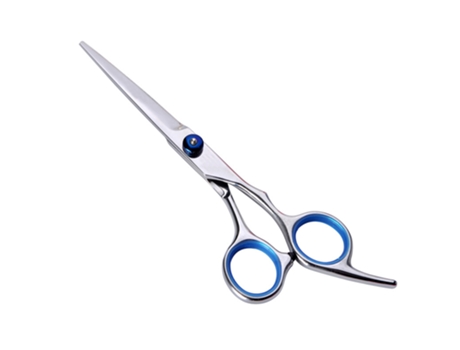 Tijeras de corte de pelo tijeras de pelo profesionales tijeras de peluquero con borde derecho de 6,5 pulgadas para salón (azul)