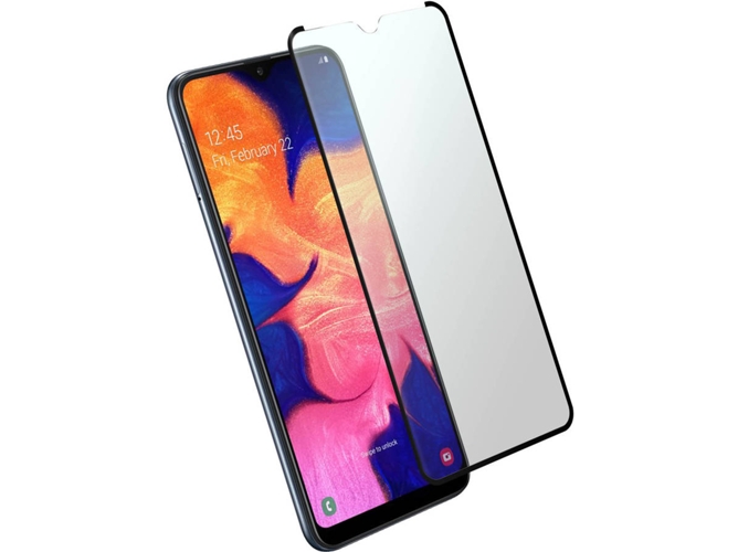Protector de Cristal Templado Samsung Galaxy A10 AVIZAR Biselado Negro