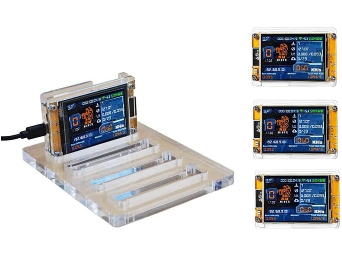 Equipo De Minería De Criptomonedas Bitcoin 3x 1060kh/s + 4 Ranuras