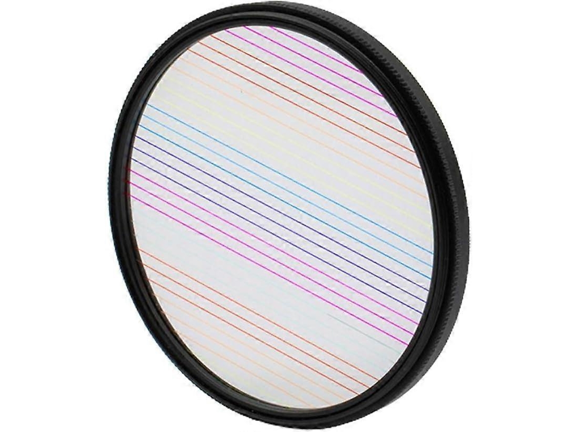 Filtro reflector arcoíris azul, lente caleidoscópica para cámara, prisma de vidrio, accesorios fotográficos para cámaras réflex.