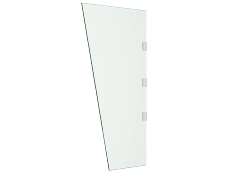 vidaXL Panel lateral para dosel de puerta vidrio templado 50x100 cm
