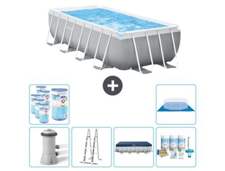 Piscina Tubular INTEX 26788GN-CB29 (6836 L - 200x100cm)