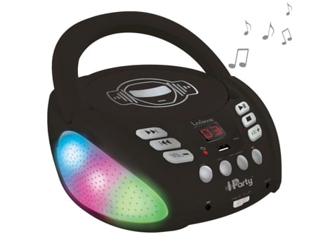 Reproductor de CD Bluetooth iParty con USB