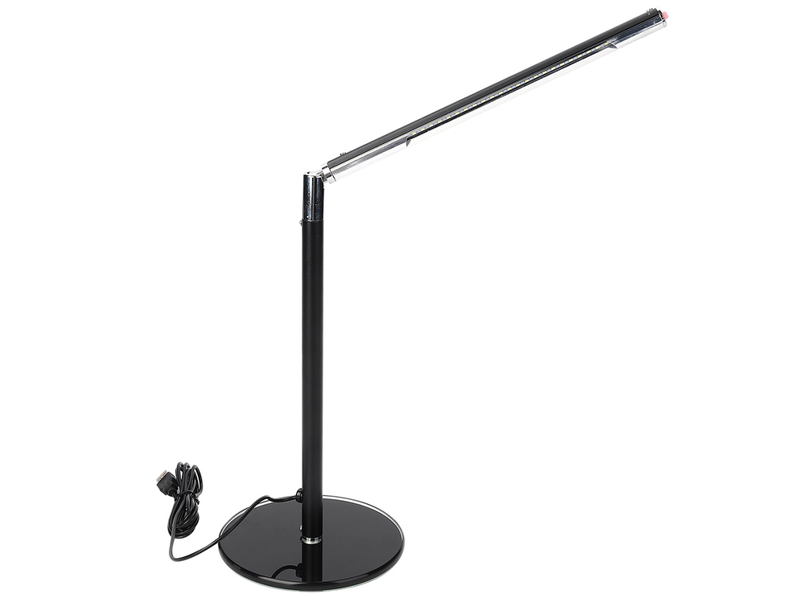 2026-lámpara De Mesa Led Plegable De Carga Usb Dc5v 4.5w Para Lectura Y Estudio En Dormitorio Negro