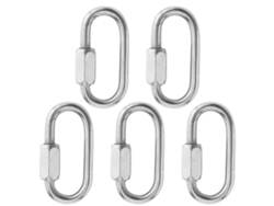 Mosquetón De Acero Inoxidable M4 Resistente A La Corrosión, De Alta Resistencia Y Seguridad Para Camping, Senderismo Y Pesca.
