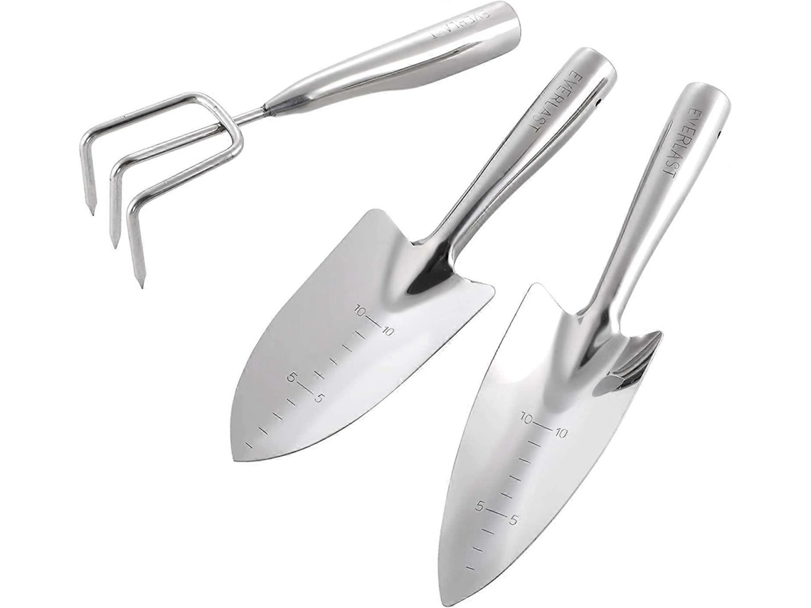 Omni-herramientas De Jardinería, Kit De 3 Piezas De Acero Inoxidable 100% Herramientas Manuales Al Aire Libre