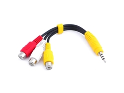 Replacement For Sony Tv Video Av Component Adapter Cable, 3.5mm To 3 Rca