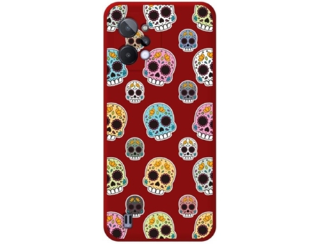 Carcasa para Realme C31 TUMUNDOSMARTPHONE Silicona Líquida Dibujos Rojo