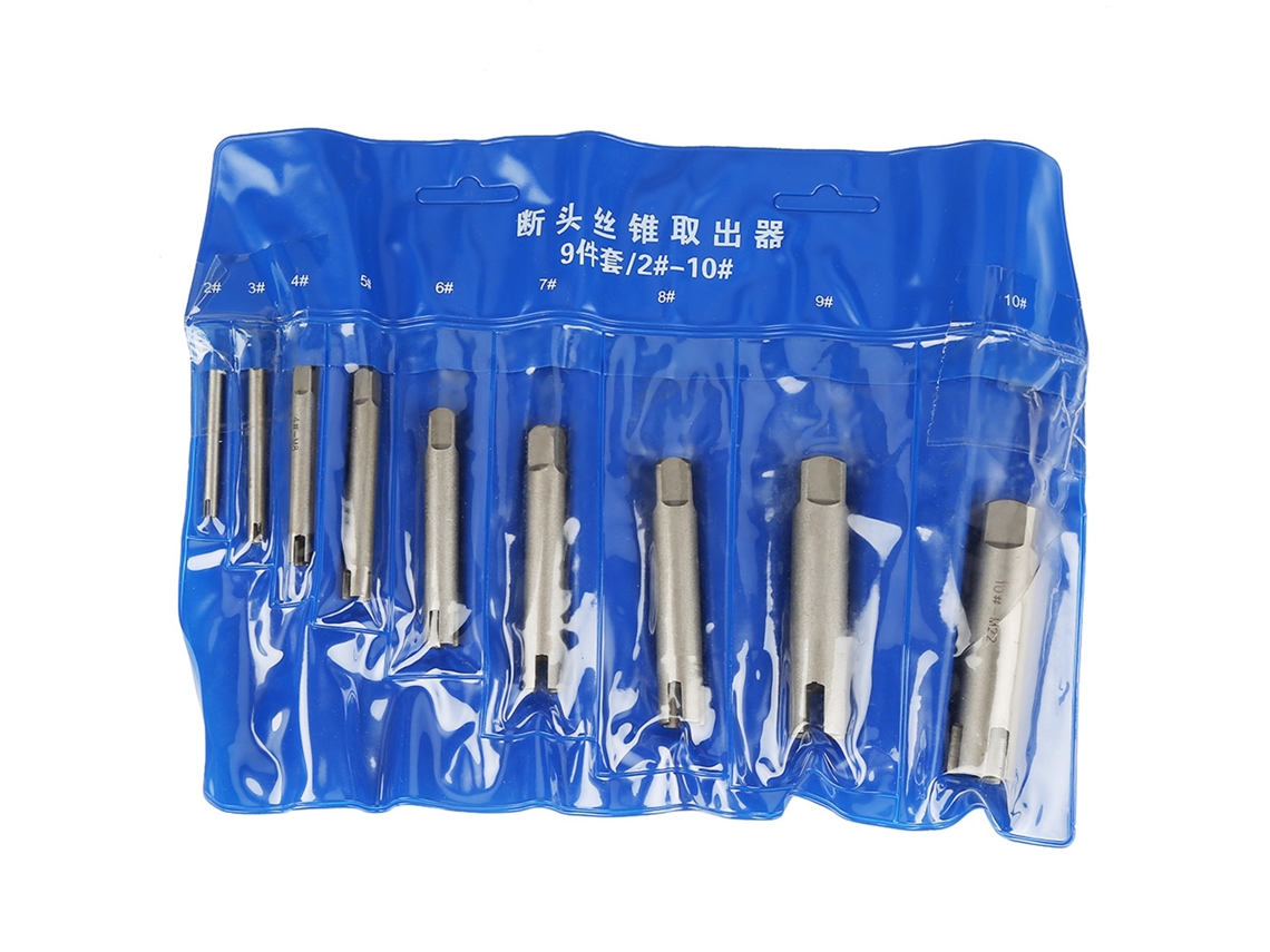 Juego De Extractores De Tornillos Y Roscas Rotos De Acero De Calidad Superior.