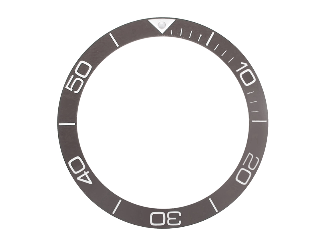 Inserto De Bisel De Cerámica De 38,6 Mm Con Números Blancos Para Reparación Y Reemplazo.
