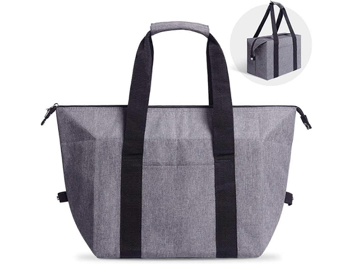 Bolsa De Compra Reutilizable Aislada Para Comestibles Con Espuma De Aluminio Gruesa Y Diseño Duradero