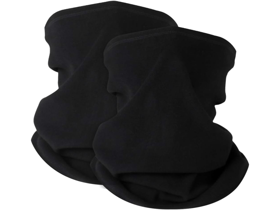 Bufandas De Invierno, Paquete De 2, Estilo Bucle, Polar, Resistentes Al Viento, Unisex.