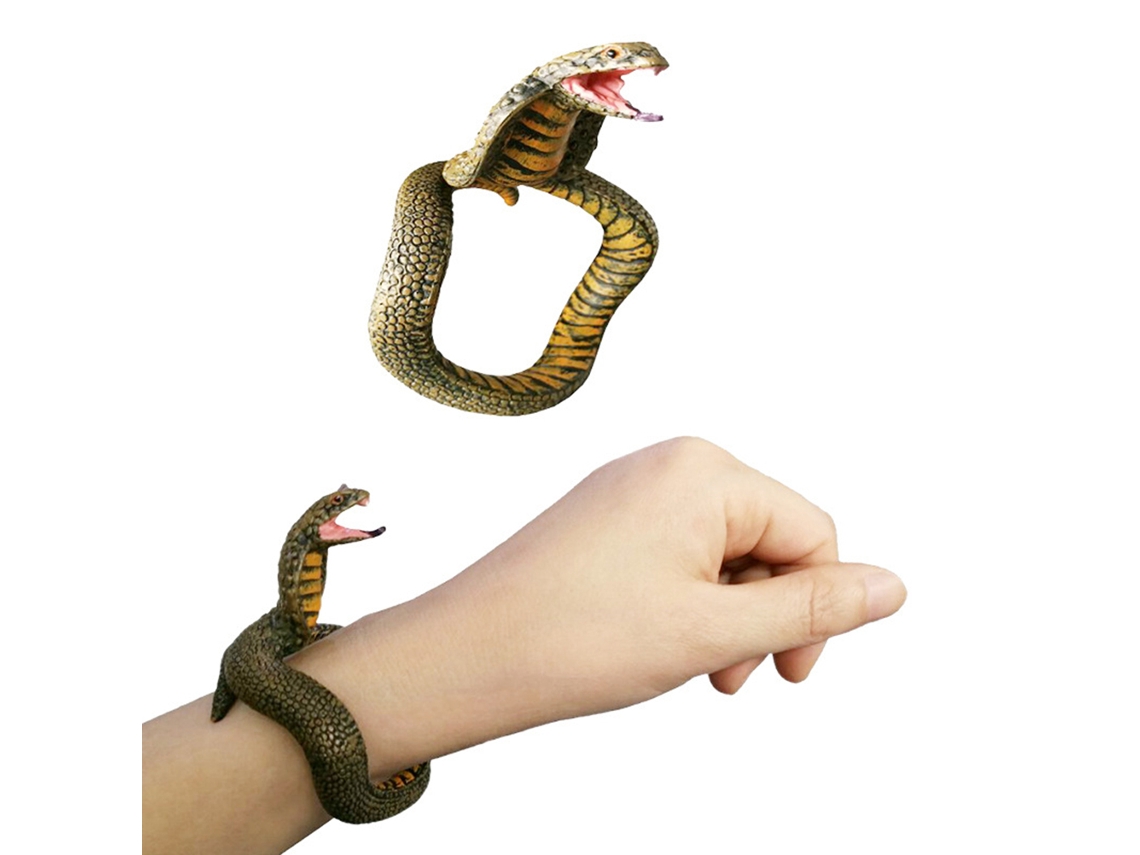 Pulsera De Serpiente De Pvc Realista, Juguete Ideal Para Fiestas De Halloween Y Para Pedir Dulces.
