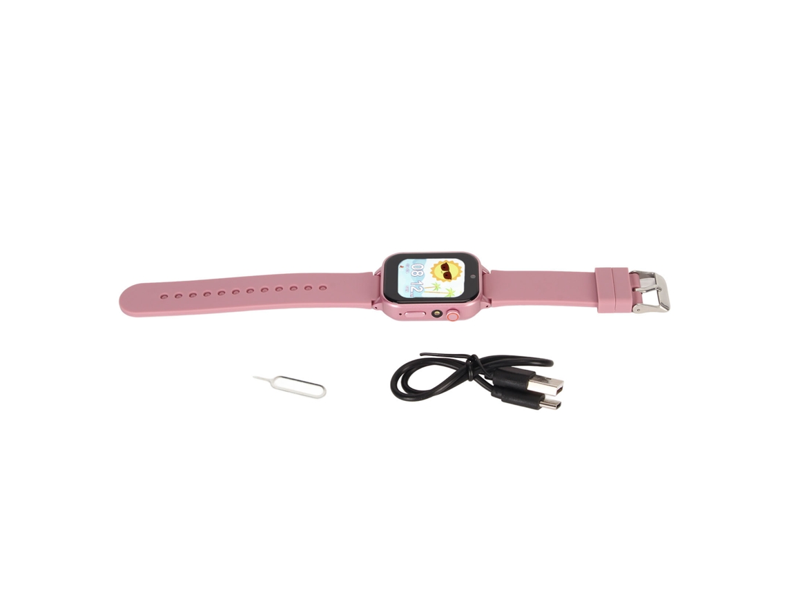 Smart Watch Infantil Com Duas Câmeras Multifuncional Hd Para Meninos E Meninas De 4 A 12 Anos Champagne