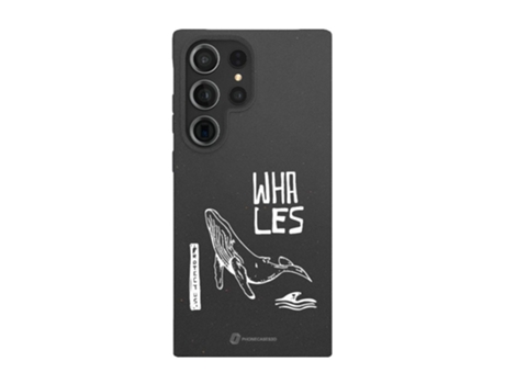 Funda Móvil Ultra Oficial Compostable Base para Samsung Galaxy S23 Ultra PHONECASES3D Negro
