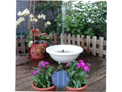 Bomba de agua solar sumergible con panel de 9 V y 3,5 W para fuente de jardín.