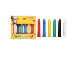 Kit De Lápices De Pintura Facial Y Corporal 6 Piezas Secado Rápido Para Fiestas Navidad Halloween Cosplay