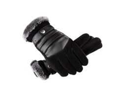 Guantes de ciclismo de invierno para hombre, impermeables y resistentes al viento, con forro de terciopelo grueso.
