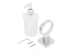 Dispensador de jabón espumoso de pared para baño. Versátil dispensador de loción y champú con diseño moderno. Rosewell (635295).