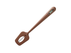 Espátula de cocina digital con termómetro, termómetro digital para dulces, espátula de silicona para cocinar con termómetro.